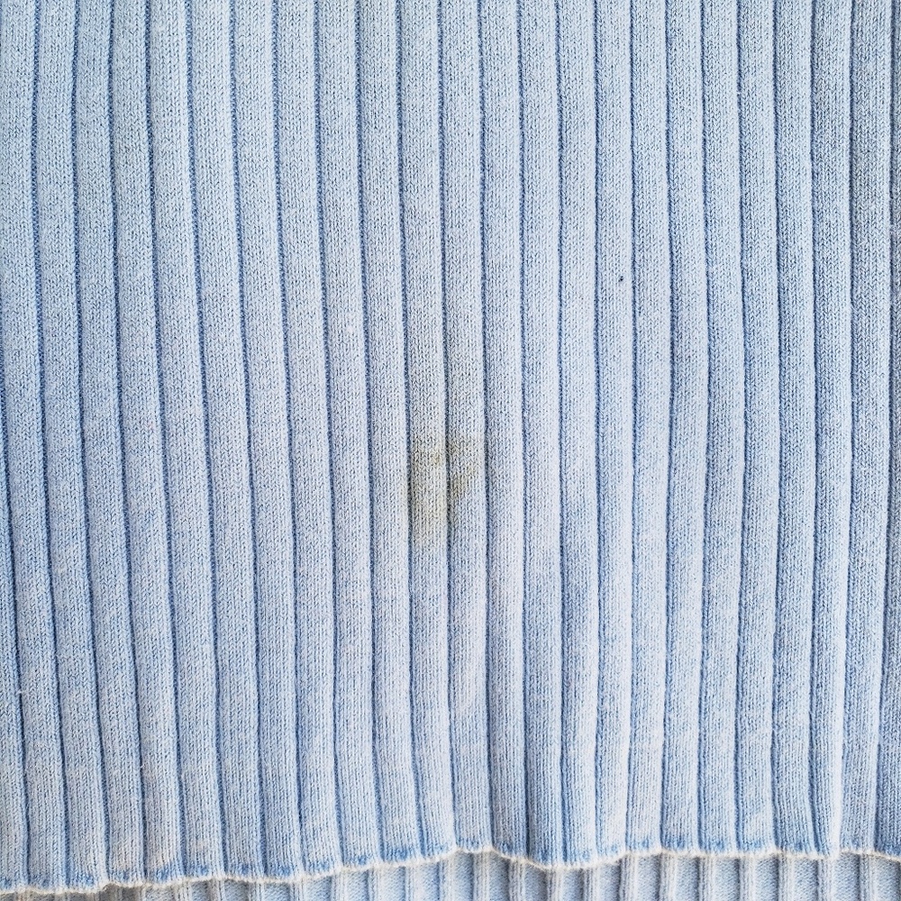 Baby Blue Ribbed Henley - Picture 3 of 8